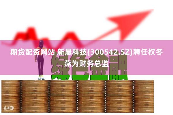 期货配资网站 新晨科技(300542.SZ)聘任权冬燕为财务总监